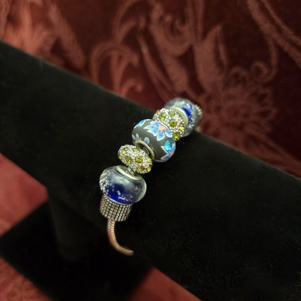 Snake Chain Bead Bracelet